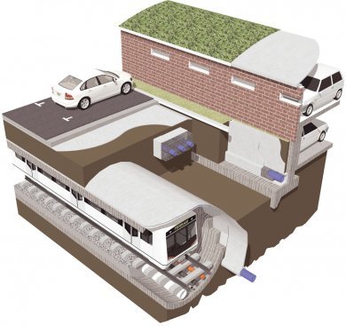 Geocomposites from Terram used in many drainage applications