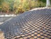 Installation of a slope erosion control project using TERRAM geocell